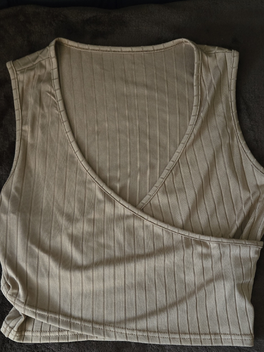 Chestnut Brown Crop Top